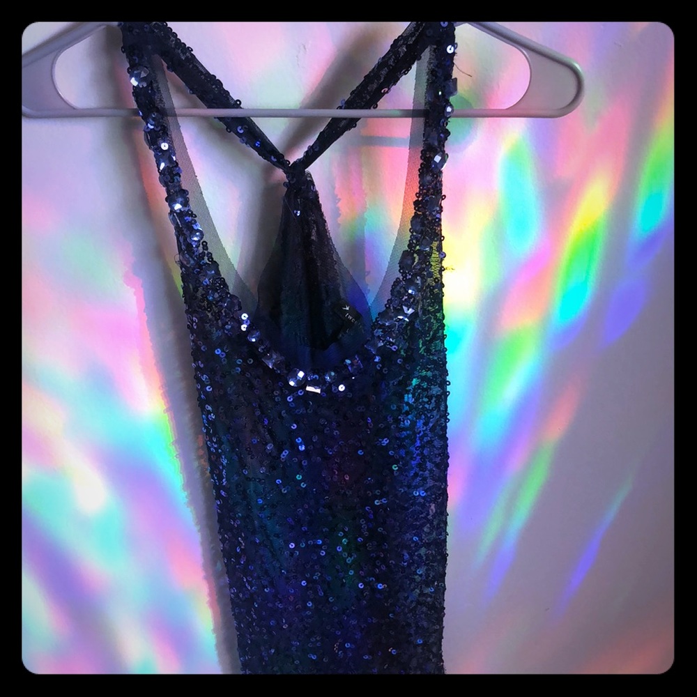 Blue Firework Top